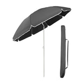 Sekey parasol 180 cm, balcony parasol, beach parasol, with protective cover